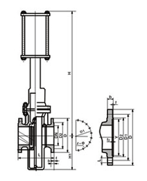 有(you)導流孔(kong)平闆閘(zha)閥